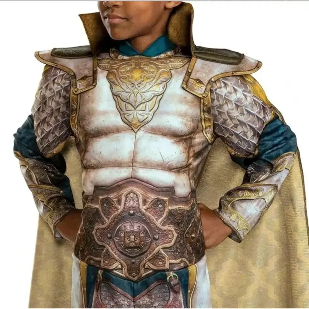 Dungeons & Dragons Xenk The Paladin Deluxe Muscle Child Costume‎ Boys Sz Med (8)